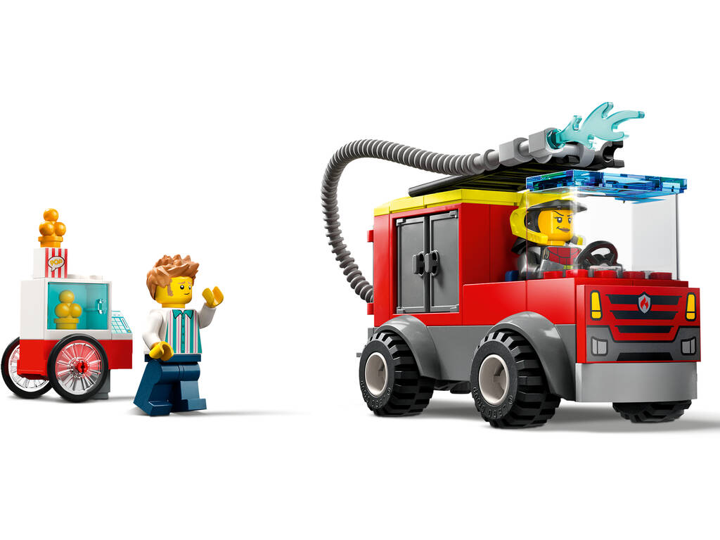 Lego City Fire Parque de Bombeiros e Camião de Bombeiros