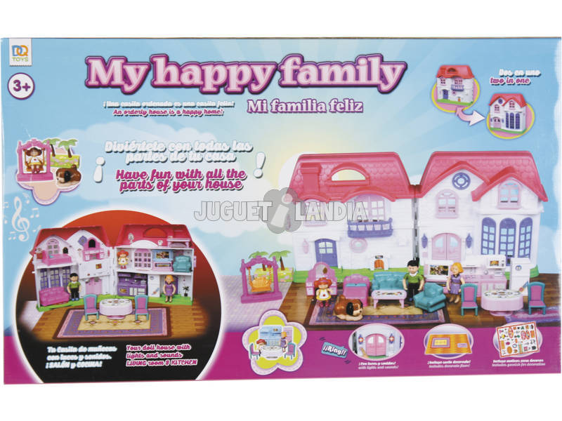 Casa My Happy Family Sortido Com Acessórios 23x46x5cm