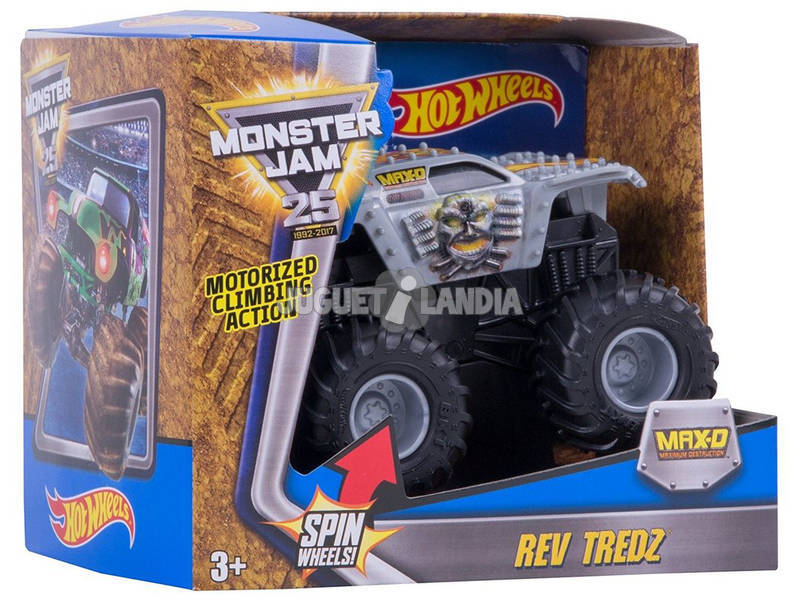 Hot Wheels Monster Jam Rev Tredz Vehículo Mattel CHV22