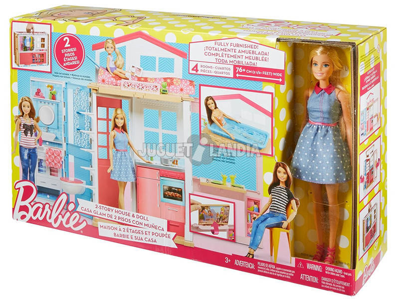 Barbie und ihr buntes Haus