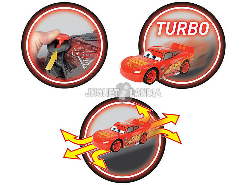 Cars 3 Radio Contrôle Turbo Racer 1:24 Simba 84003