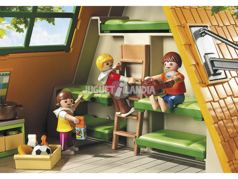 Playmobil Summer Fun Casa vacanze con area giochi e tavoli da pic-nic