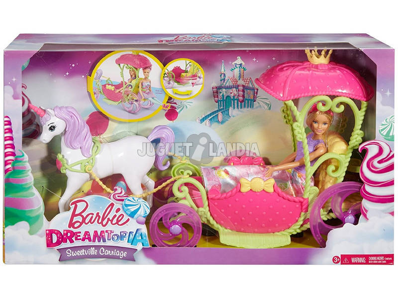 Barbie Carruagem Reino Dos Doces Mattel DYX31