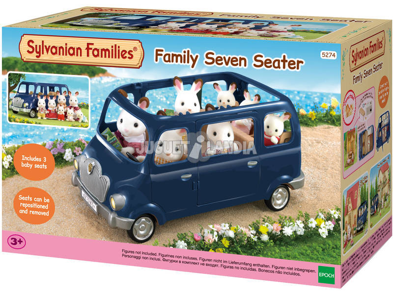 Sylvanian Famílias Car Família 7 Seater Epoch To Imagine 5274