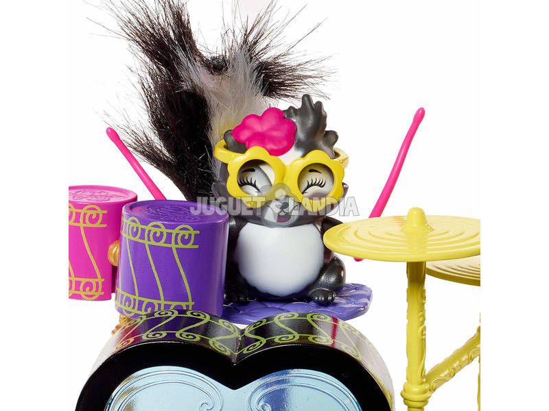 Enchantimals Puppe Sage Skunk und ihre rockiges Schlagzeug Mattel FRH41