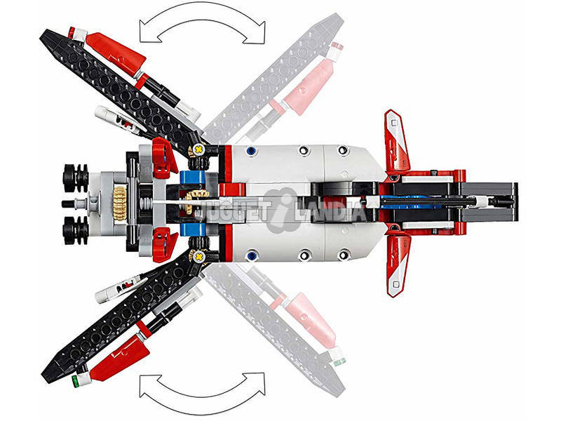 Lego Technic 2 in 1 Rettungshubschrauber 42092