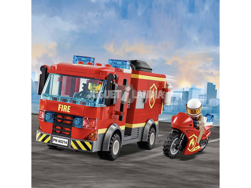 Lego City Fire Rescate del Incendio de la Hamburguesería 60214