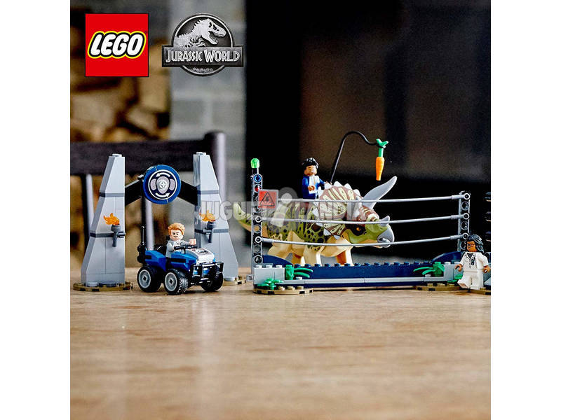 Lego Jurassic World Chaos de Triceratops 75937