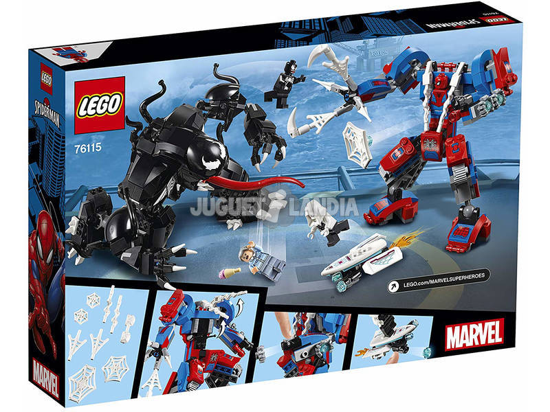 Lego Marvel Super Heroes Mech di Spider-Man vs. Venom 76115