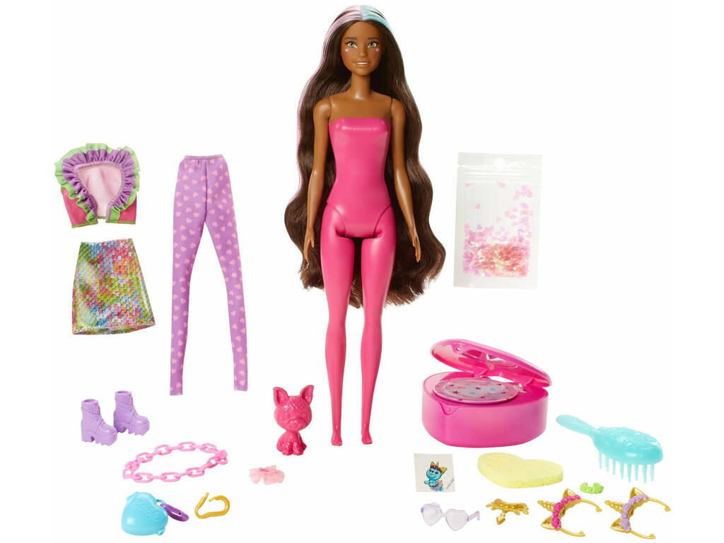 Barbie Muñeca Color Reveal Unicornio Mattel GXV95