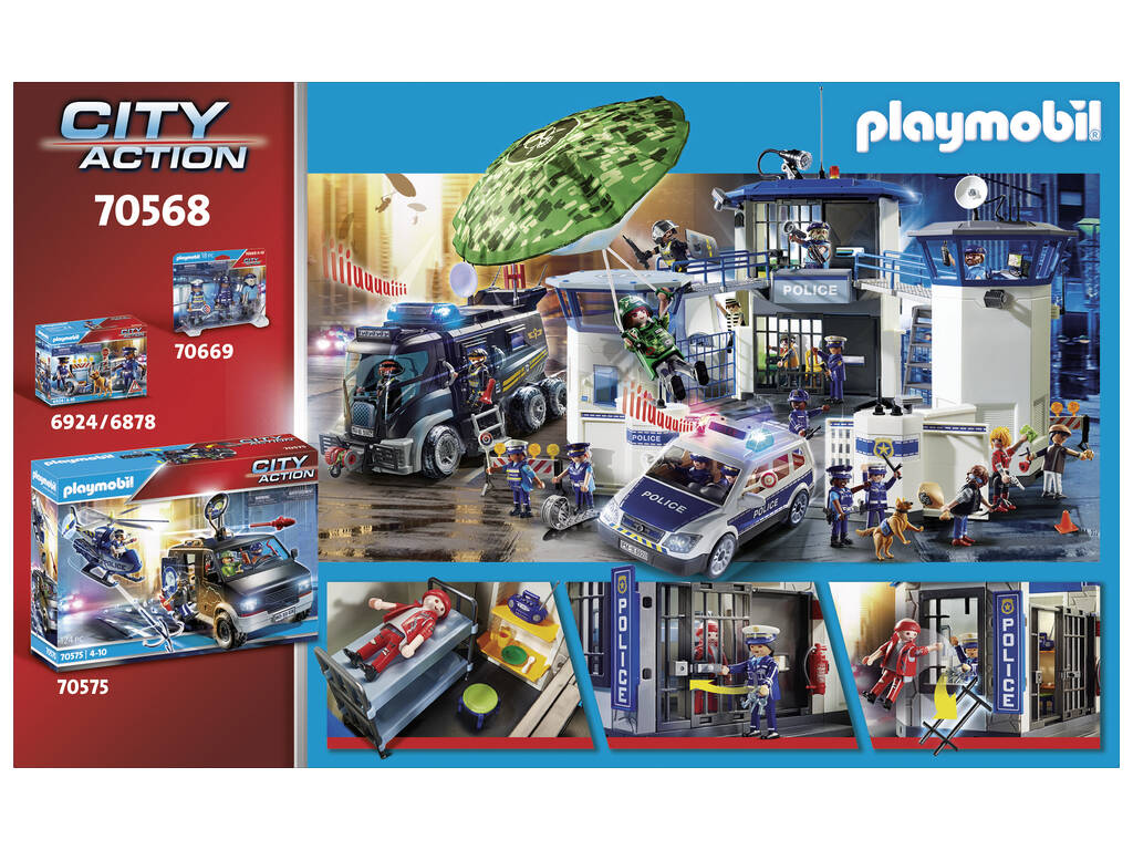 Playmobil City Action Fuga dalla prigione 70568