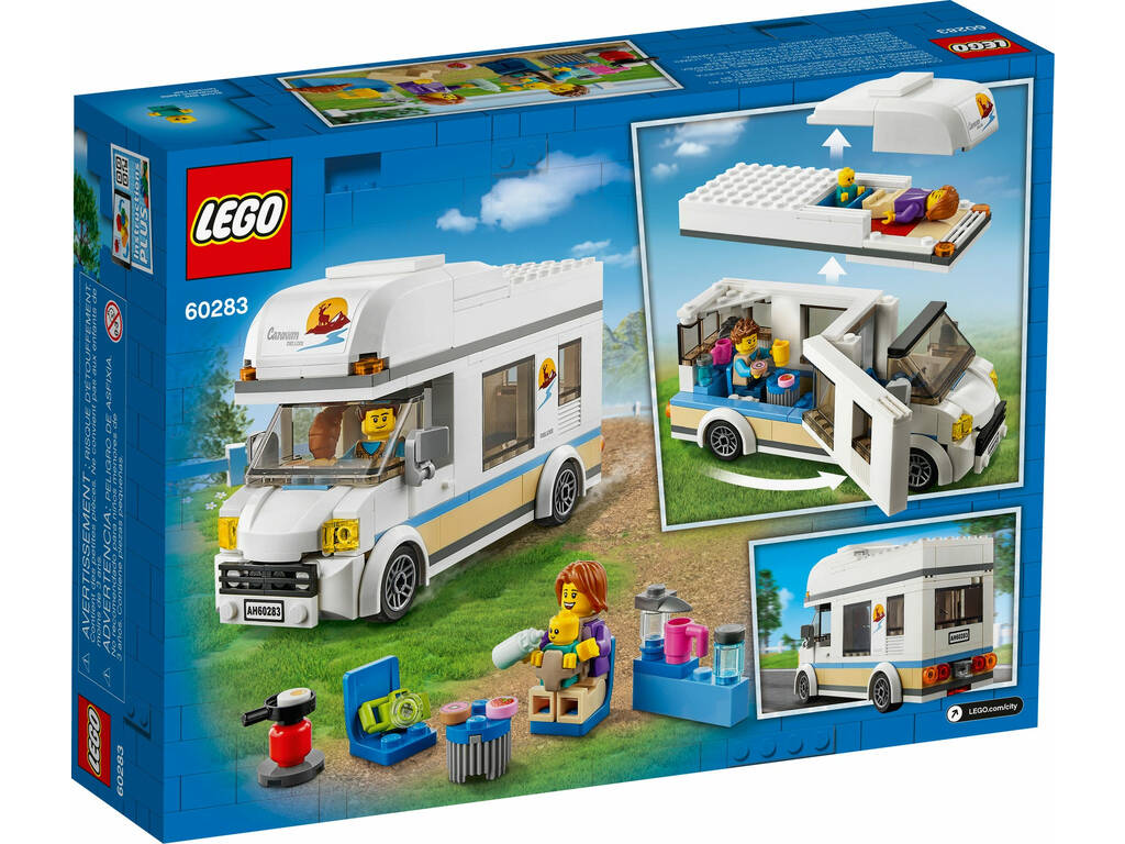 Lego City Vehicles Motorhome Holiday Caravan 60283