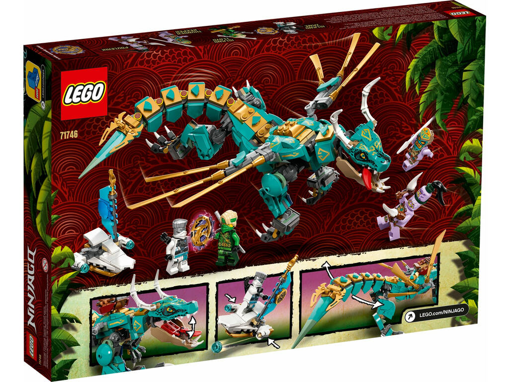 Lego Ninjago Le dragon de la jungle 71746