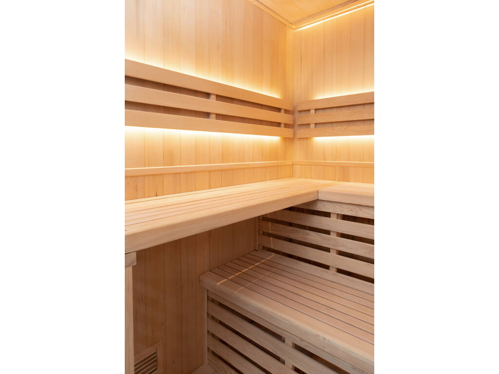 Sauna tradizionale Sense 4 posti Pacchetto completo Poolstar SN-SENSE-4PK