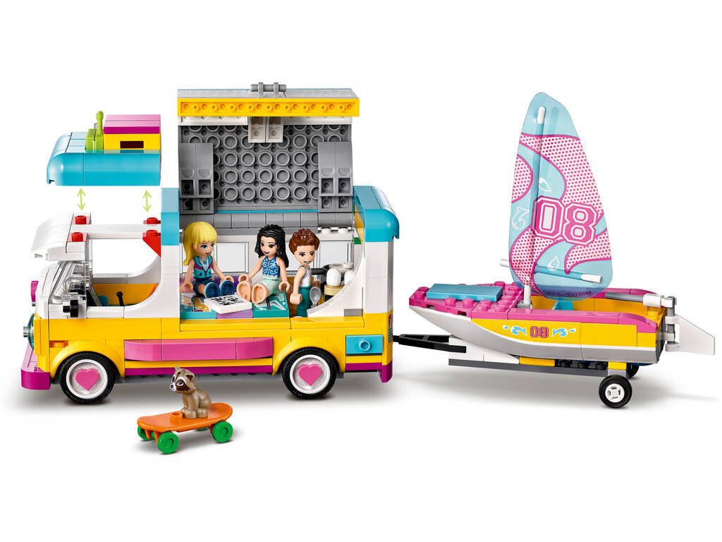 Lego Friends Floresta Auto-caravana e Barco de Vela Lego 41681