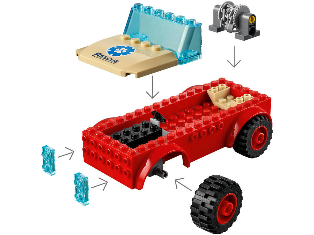 Lego City Salvataggio della fauna selvatica: Fuoristrada 60301