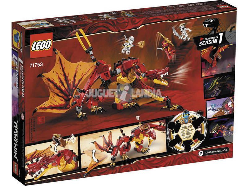 Lego Ninjago Ataque del Dragón de Fuego 71753