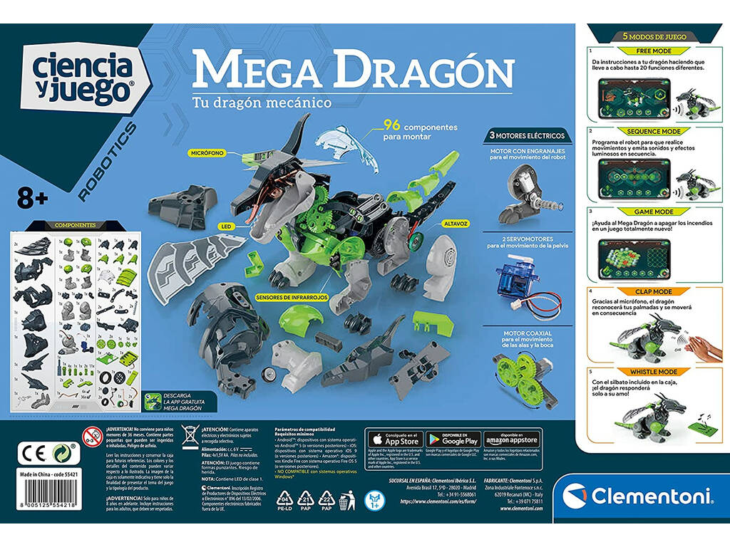Mega-Drache Clementoni 55421