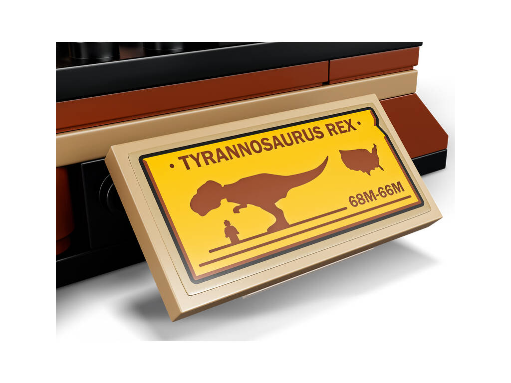Lego Jurassic World Exposición del Dinosaurio T. Rex Fosilizado 76940