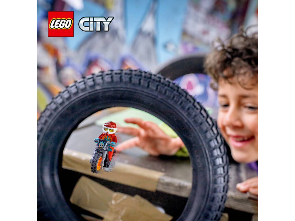 Lego City Stuntz Stunt Bike : Fire 60311