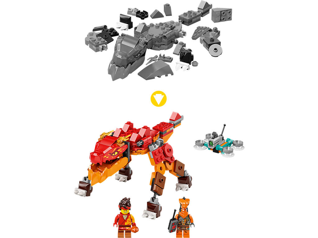 Lego Ninjago Dragão de Fogo EVO de Kai 71762
