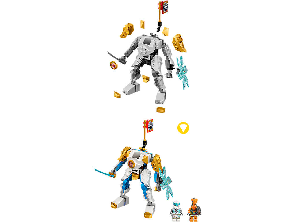 Lego Ninjago Mecca Ultima Generazione EVO di Zane 71761