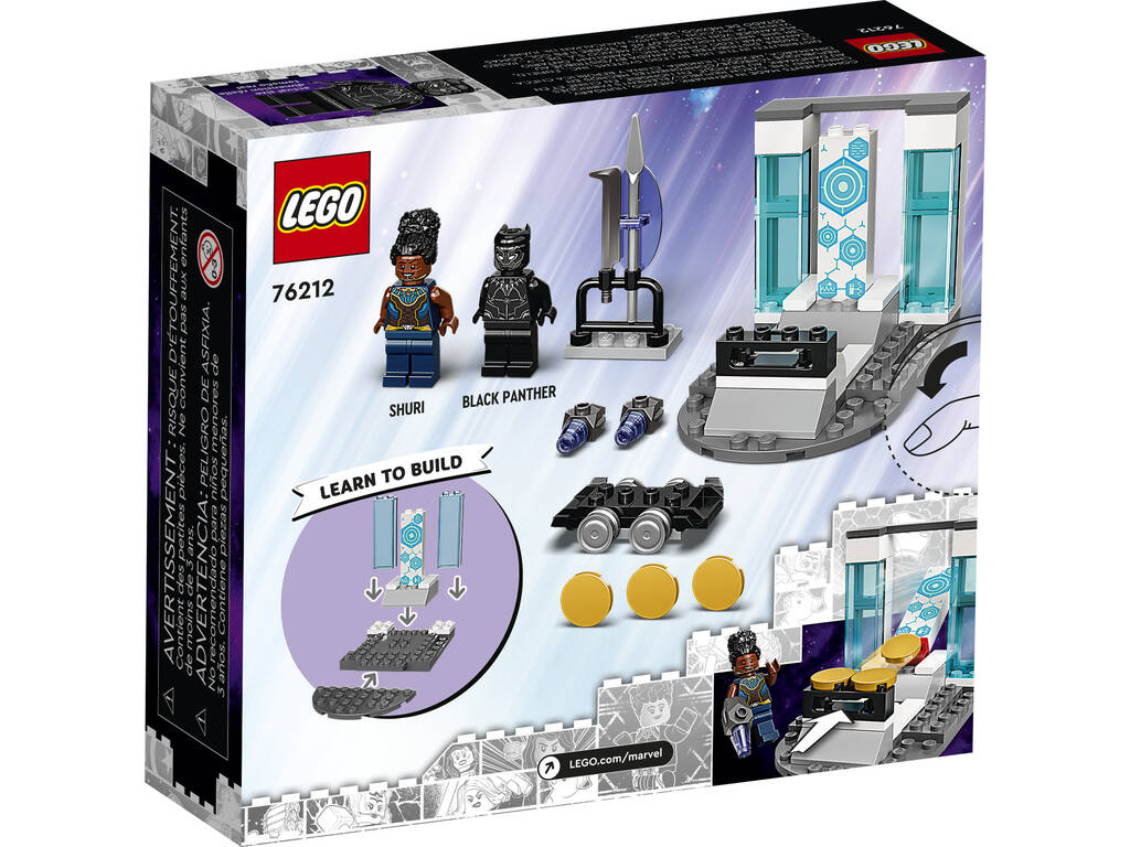 Lego Marvel Black Panther Le laboratoire de Shuri 76212