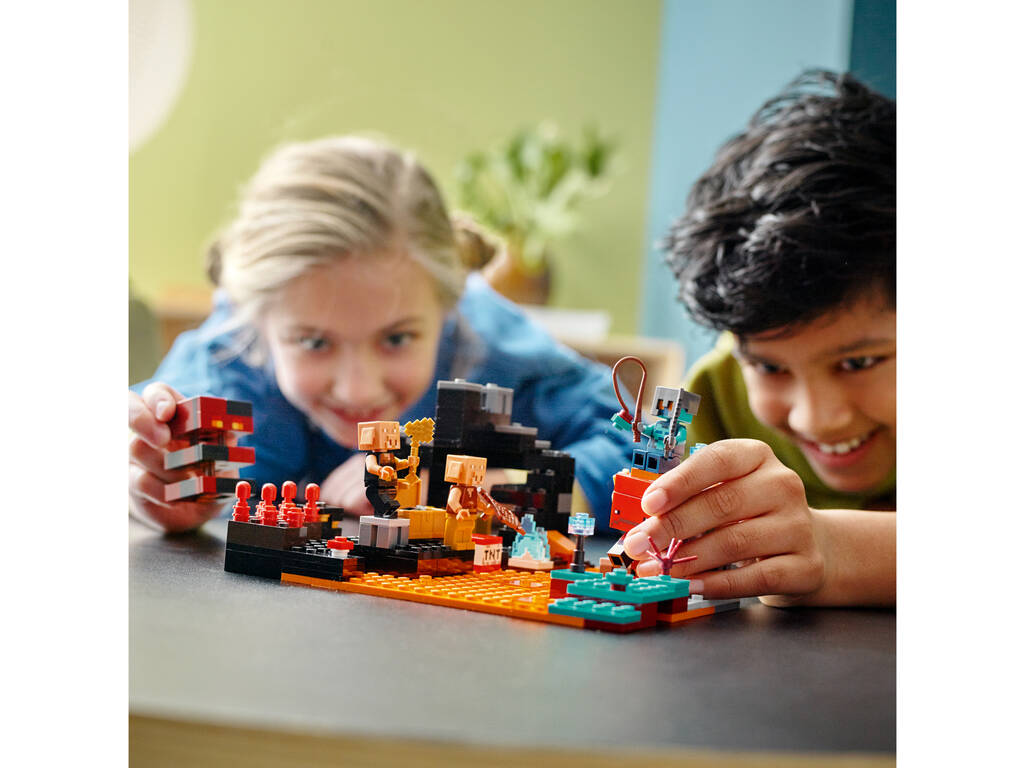 LEGO Minecraft The Nether Bastion 21185 Juego de juguetes de