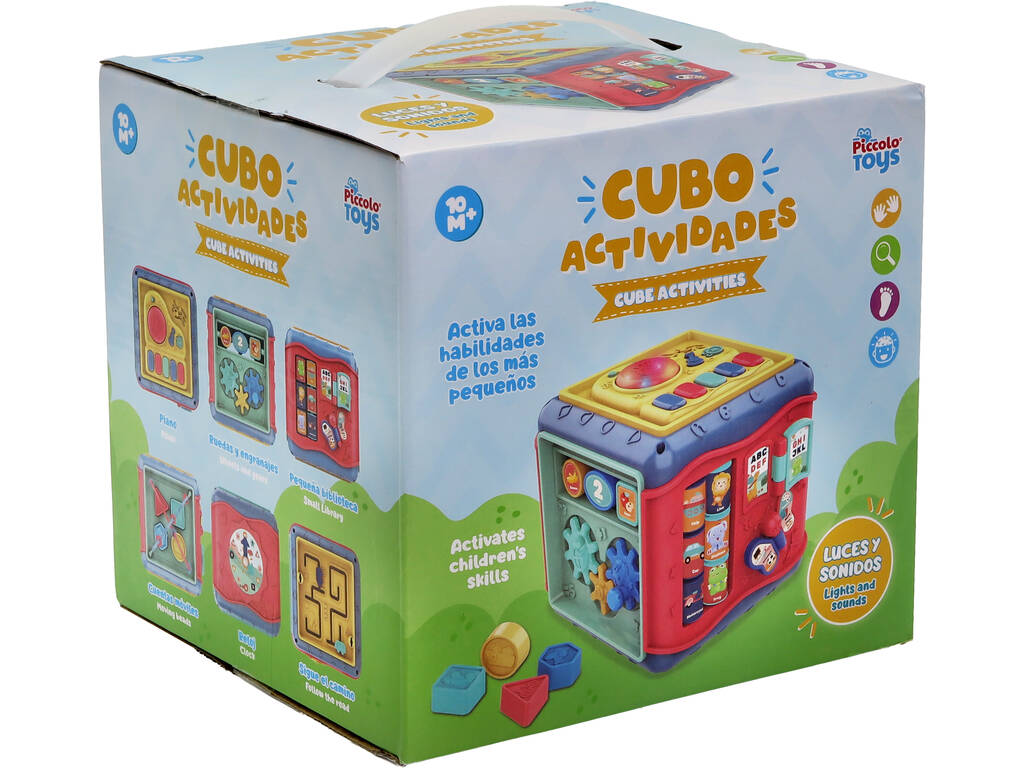 Cubo Infantil Multiactividades con Luces y Sonidos