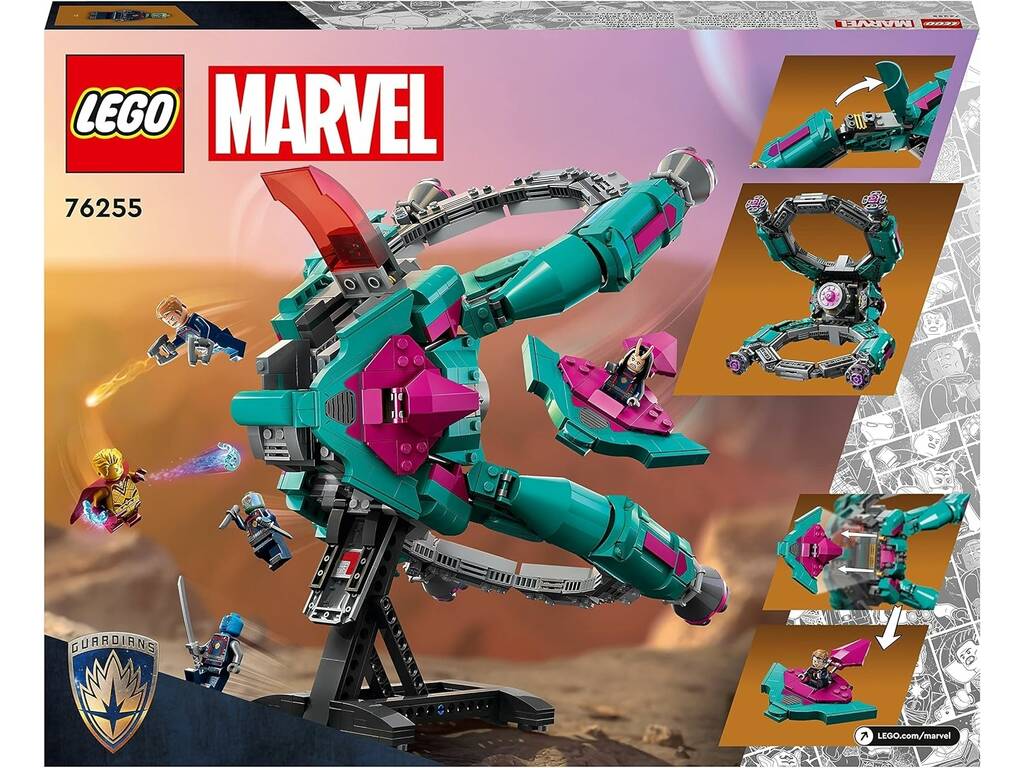 Lego Marvel Guardiani della Galassia Nuova Nave dei Guardiani 76255