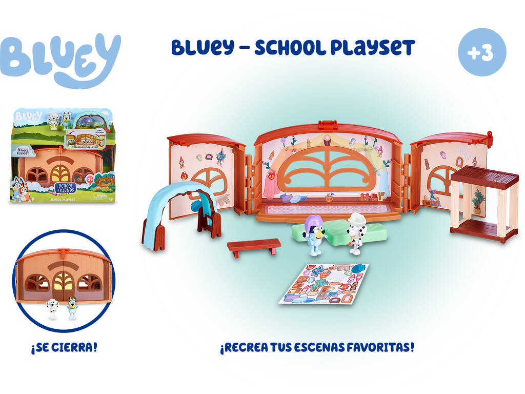 Bluey Scuola Playset di Famosa BLY40010