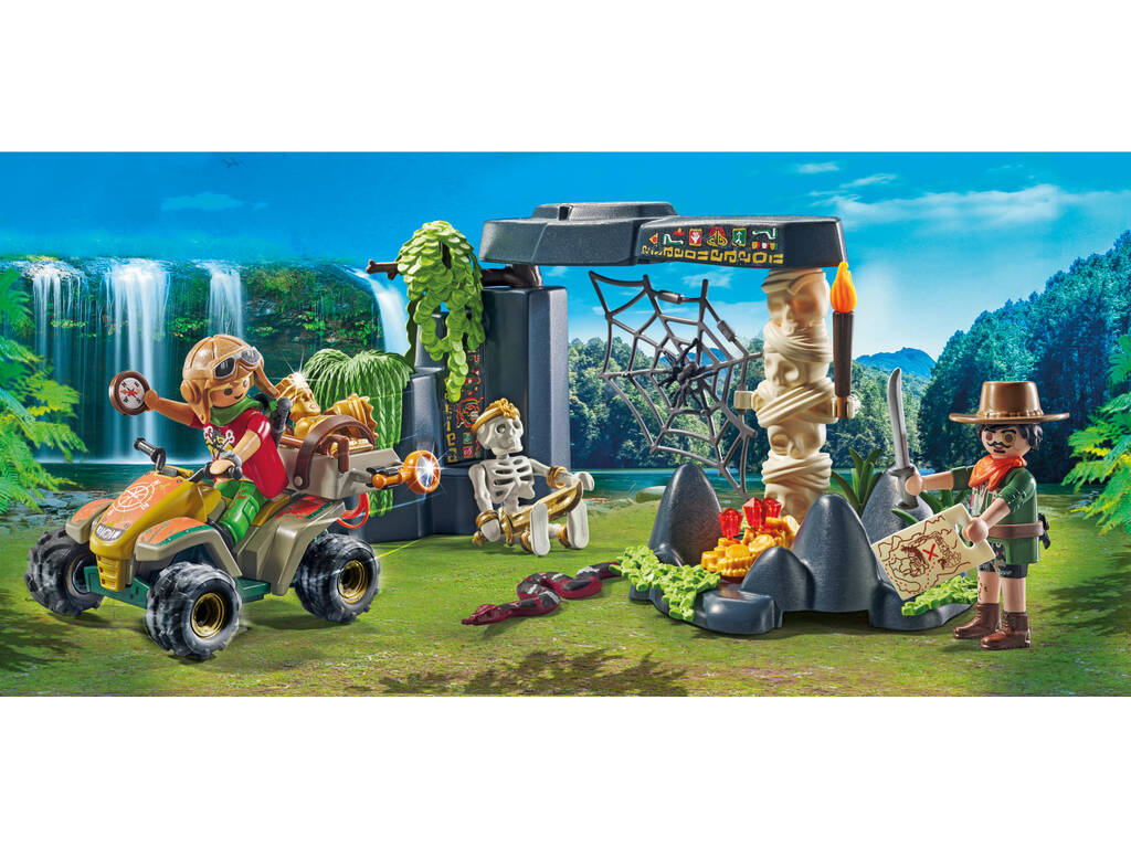 Playmobil Chasseurs de trésors dans la jungle 71454