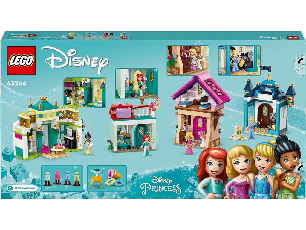 Lego Disney Aventura no Mercado das Princesas Disney 43246