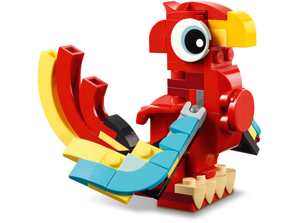 Lego Creator 3 em 1 Dragão Vermelho 31145