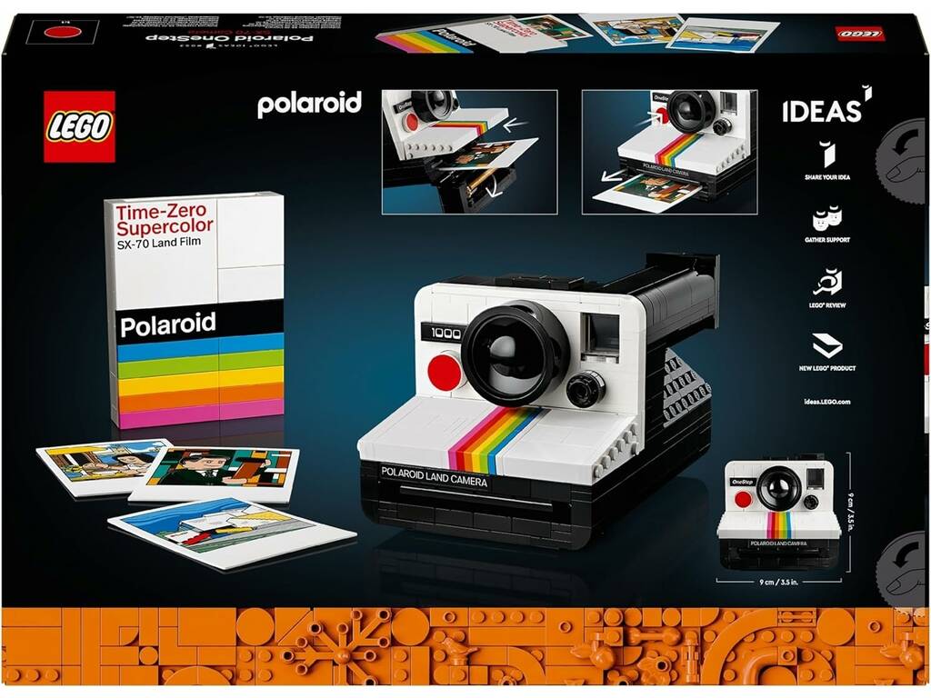 Lego Ideas Appareil photo Polaroid OneStep SX-70 21345