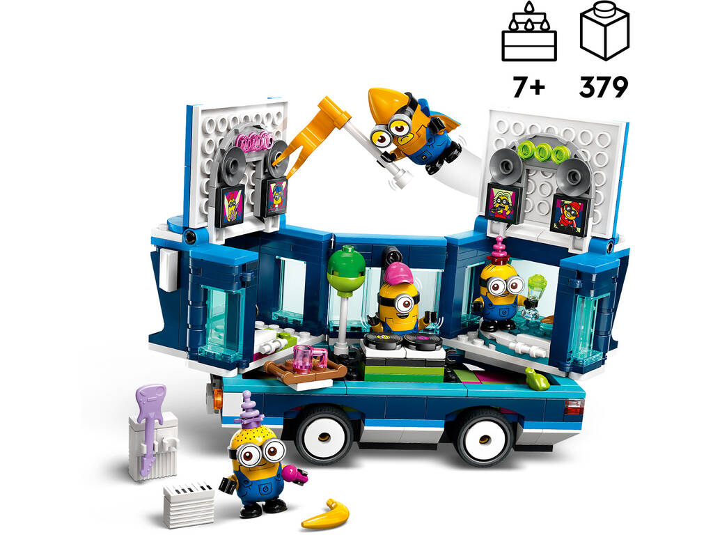 Lego Gru 4 My Favourite Villain Autobus della festa Musicale dei Minions 75581