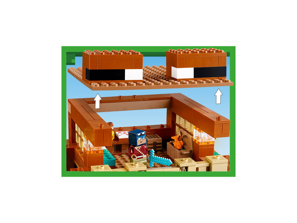 Lego Minecraft La Casa Rana 21256