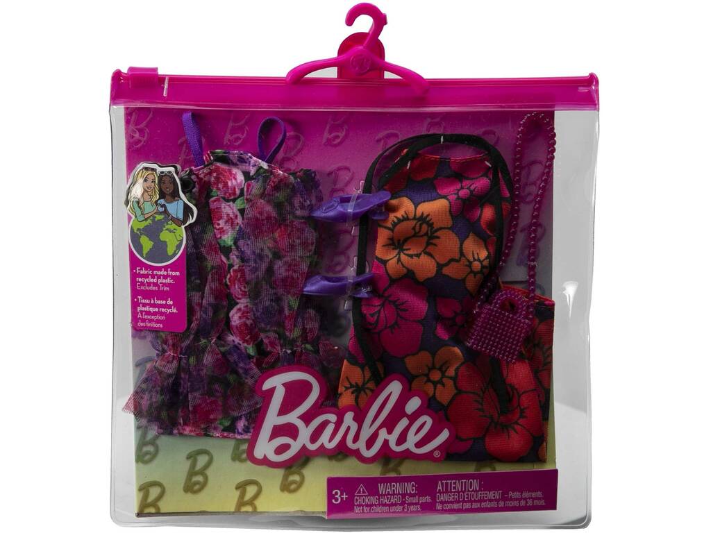 Barbie Pack 2 Fashion Looks Mattel GWC32