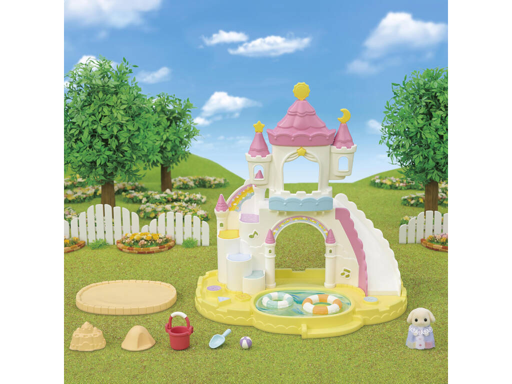 Sylvanian Families Scatola di sabbia e piscina Epoch Para Imaginar 5746