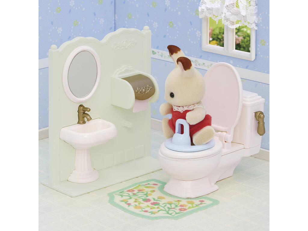 Sylvanian Families Epoch To Imagine Bathroom Set 5740