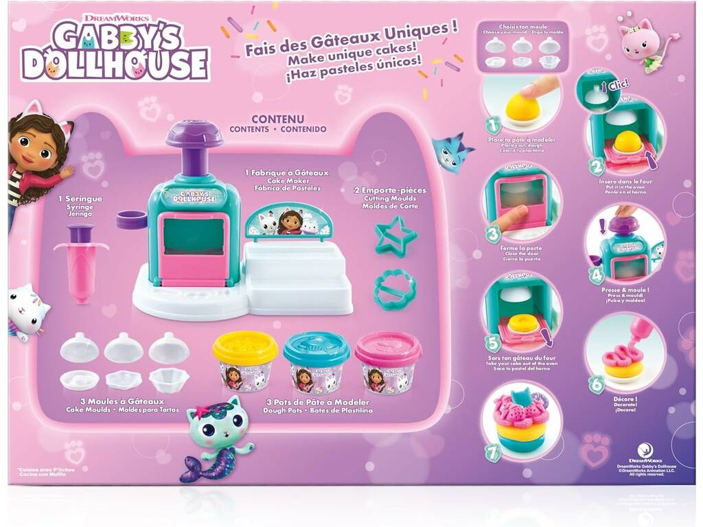 La Casa de Muñecas de Gabby La Cocina en Plastilina de Muffin Canal Toys GAB022