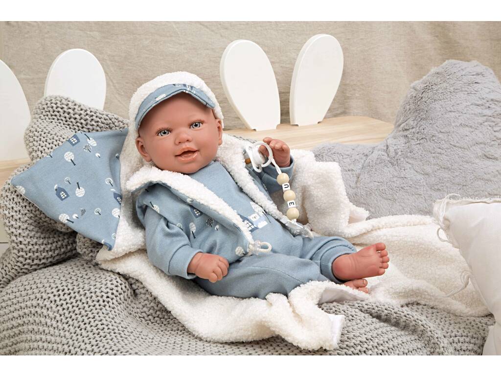 Reborn-Babypuppe Bruno 45 cm mit Decke von Arias 98150