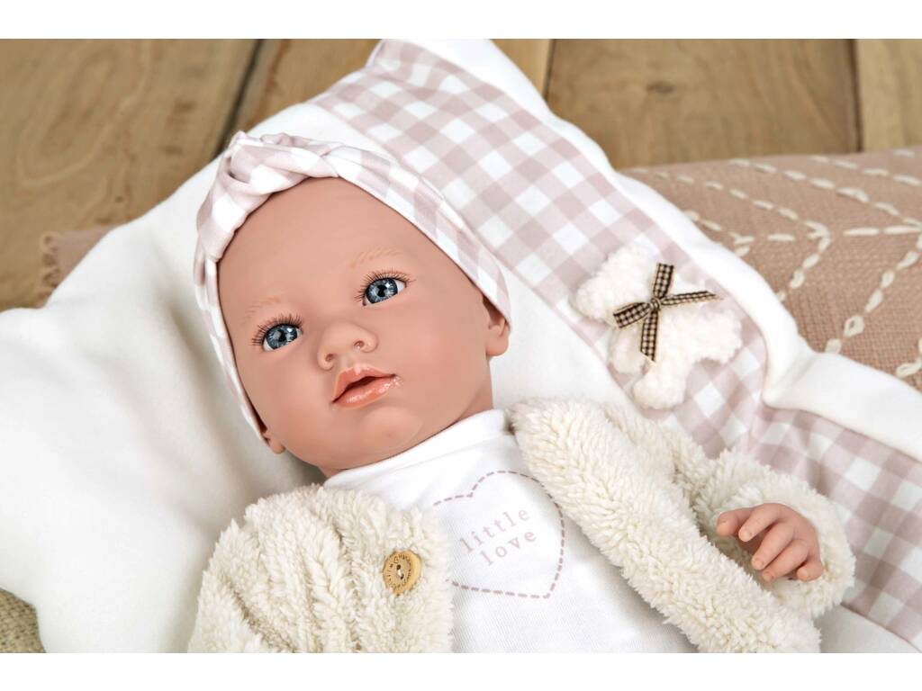 Baby Doll Elegance Aria Pink 40 cm. avec coussin Arias 60824