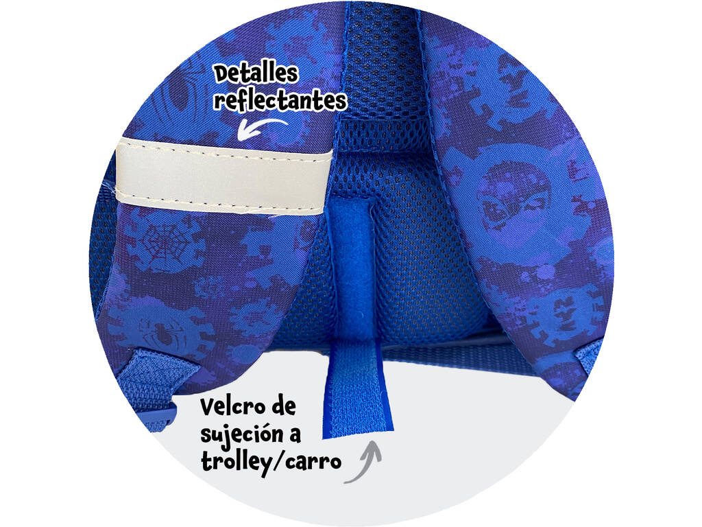 Spiderman Toybags Sac à dos à double compartiment pour trolley T434-132