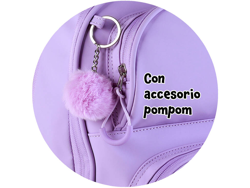 Blin Blin Arcobaleno Zaino Elementari a doppio scomparto di Toybags T434-1046