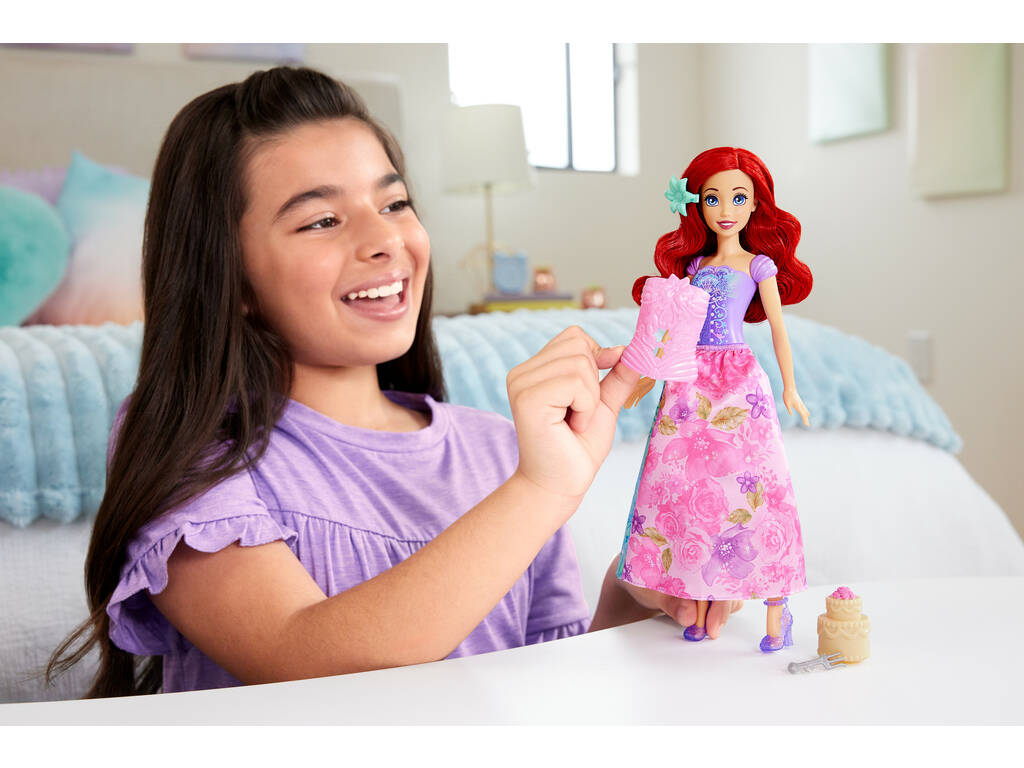 Disney Princesse Ariel Poupée Spin And Reveal Mattel HTV88