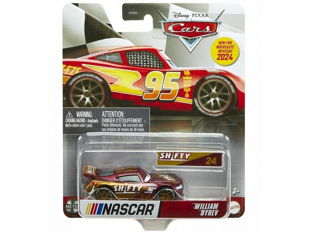 Cars Nascar Coche Metálico con Panel Mattel HYB65