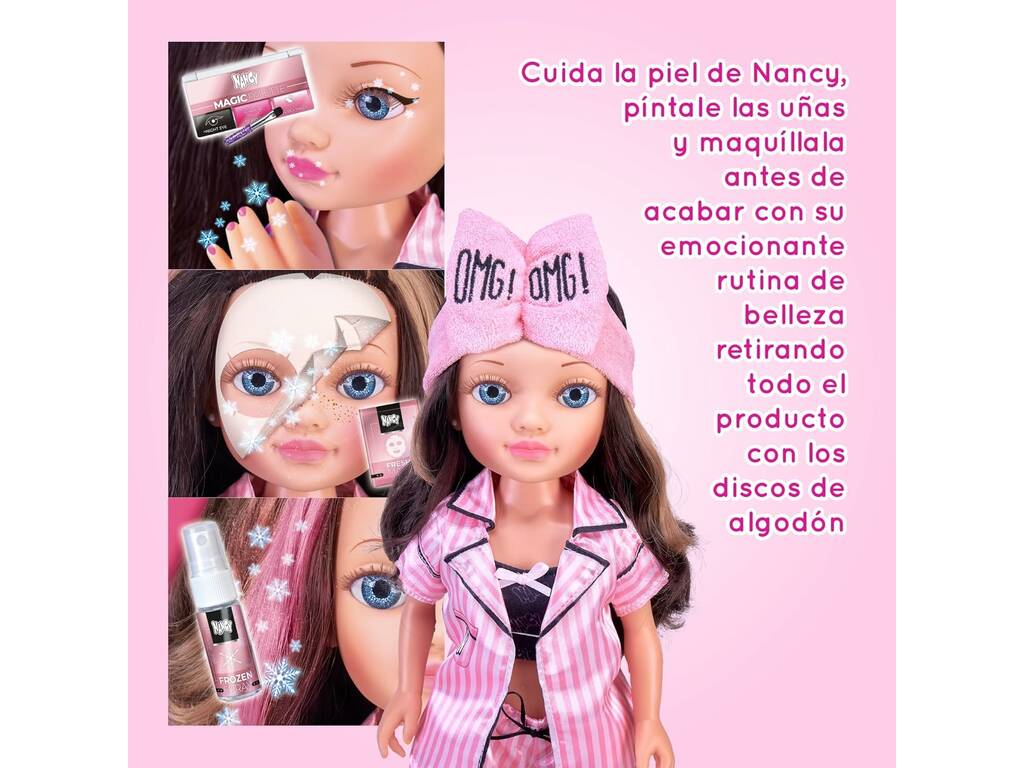 Nancy Beauty Fridge Muñeca con Accesorios de Belleza