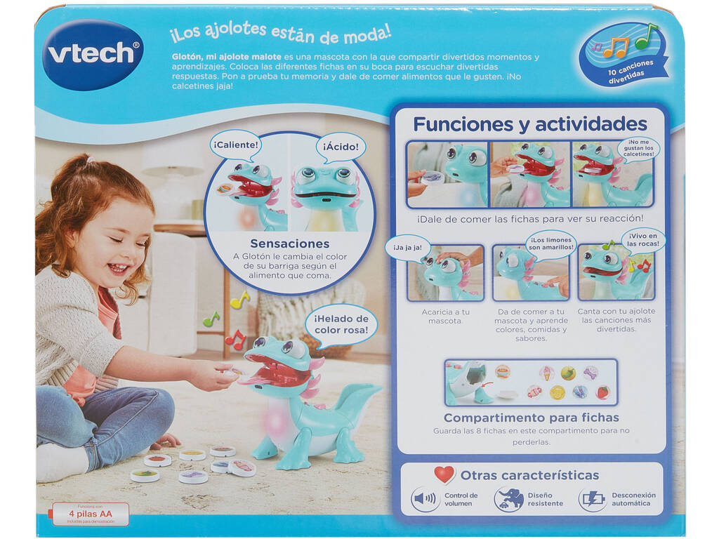 Glotón Mi Ajolote Malote Vtech 80-560122