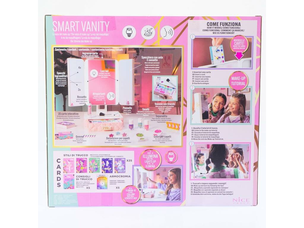 Pink It Espejo Estudio Maquillaje Smart Vanity